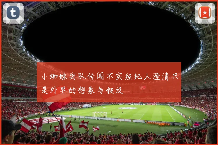 小蜘蛛离队传闻不实经纪人澄清只是外界的想象与假设